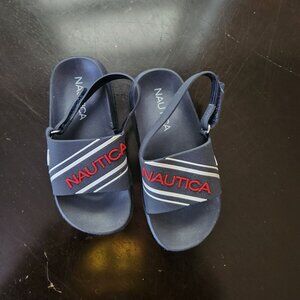 Nautica Slides with‎ Sling Toddler Boys Size 9